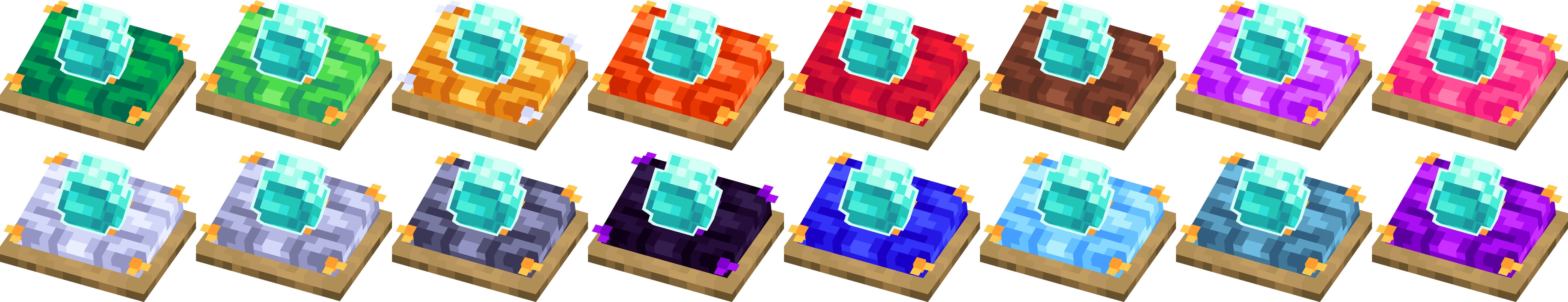 All colours of the Dsiplay Cases