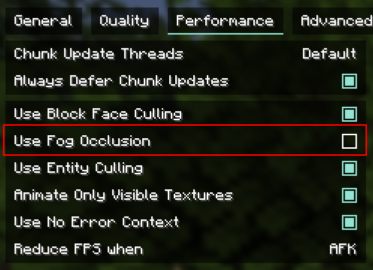 fog occlusion