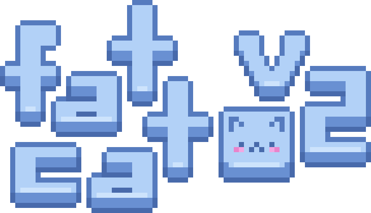 a cartoony logo that says "fat cat v2"