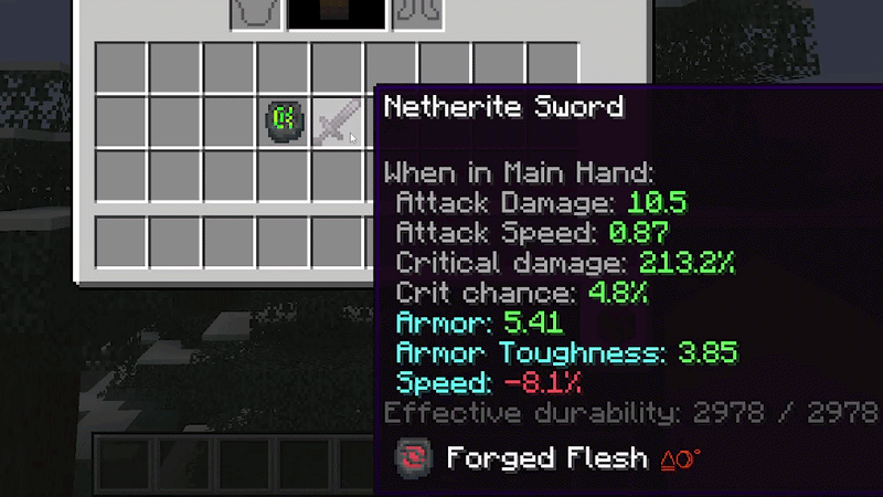 just left click on the item