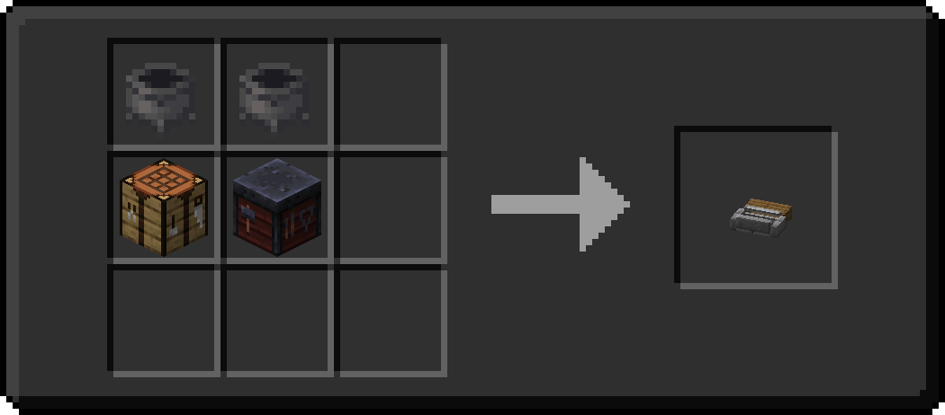recipe blacksmith table