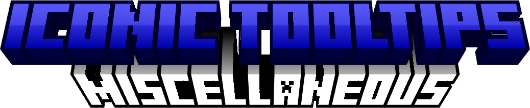 Iconic Tooltips: Miscellaneous