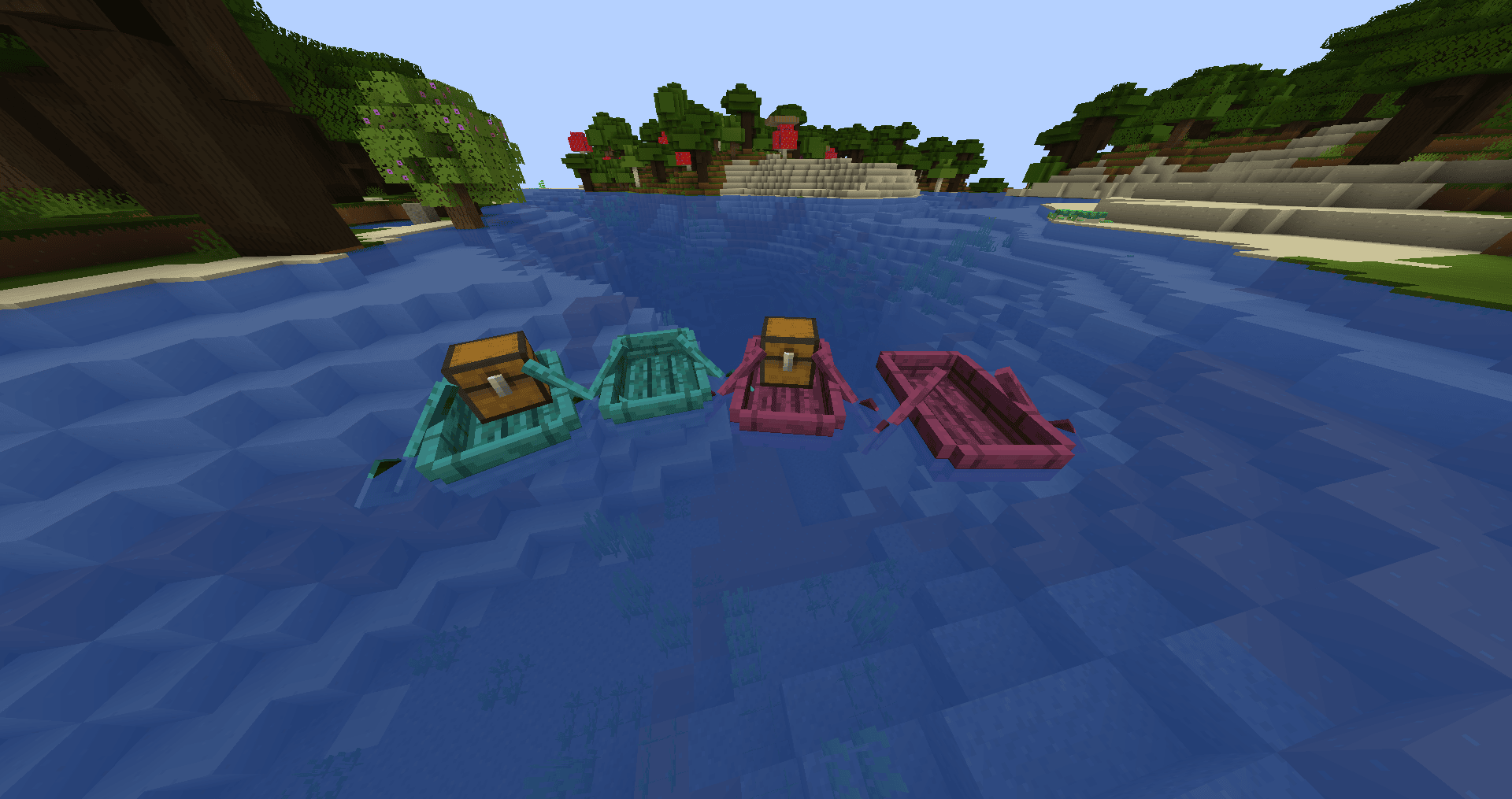 Warped And Crimson Boats
