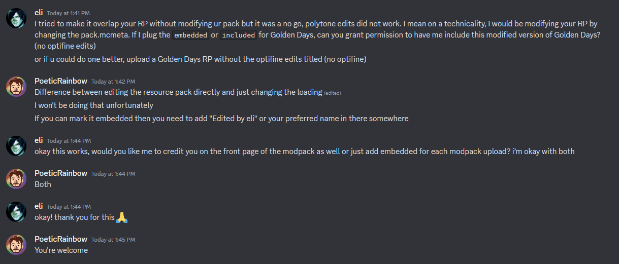 Golden Days Permission