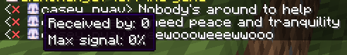 Nobody heard that message
