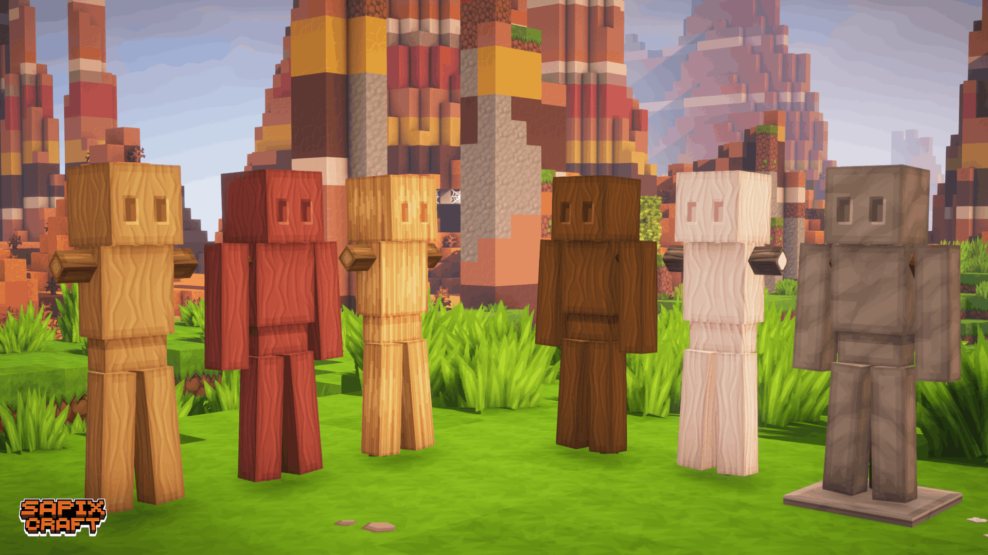 Fancy stands Sapixcraft add-on
