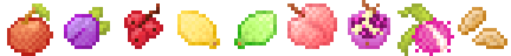Froots list header