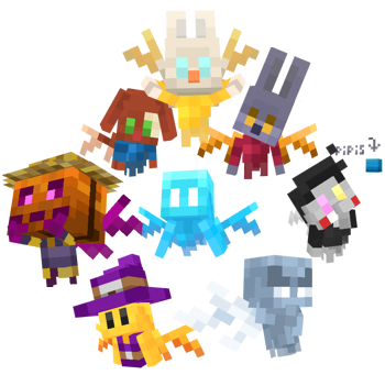 Costumes your familiar can wear through special names given to the chime used to summon it.