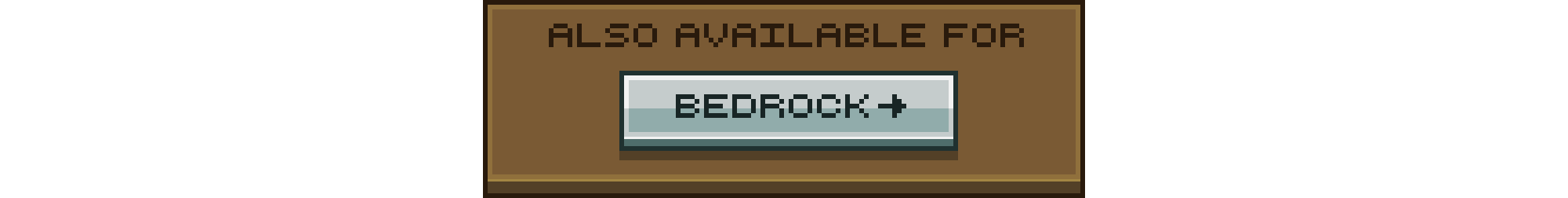 Also on bedrock button