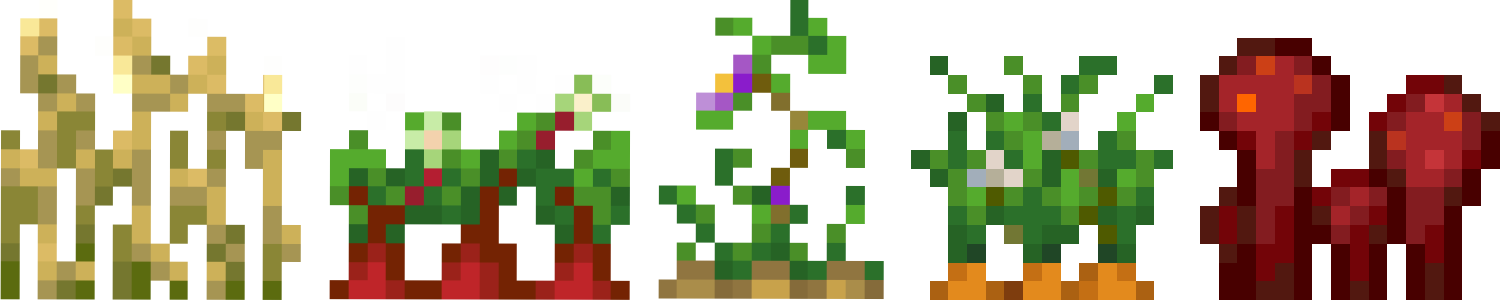 All 5 Flowering Crops