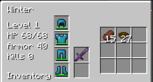 Companion inventory GUI