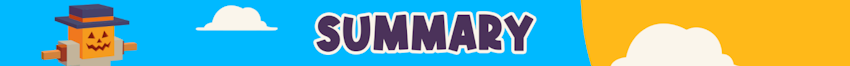 a banner displaying the text Summary