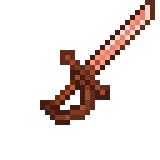 Copper Rapier while held