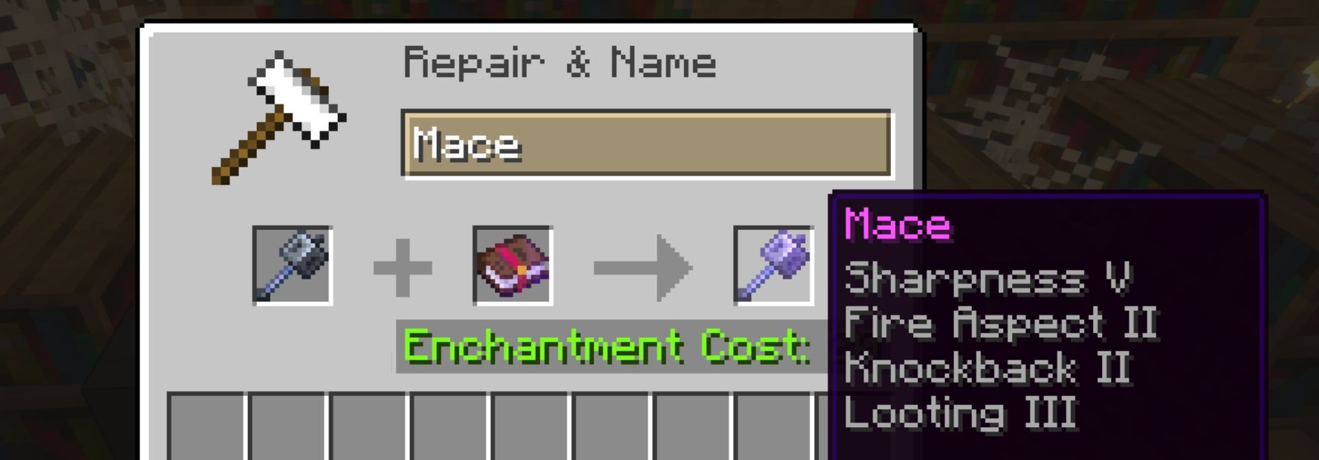 Expanded Mace Enchantings