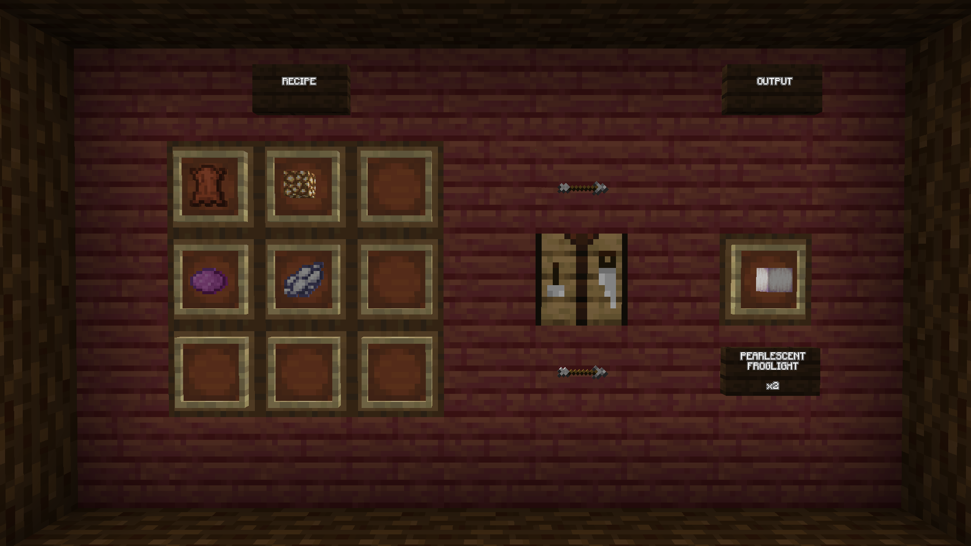 Pearlescent froglight recipe