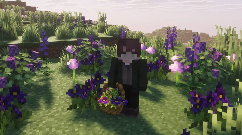 Player carrying a Bloom Basket!