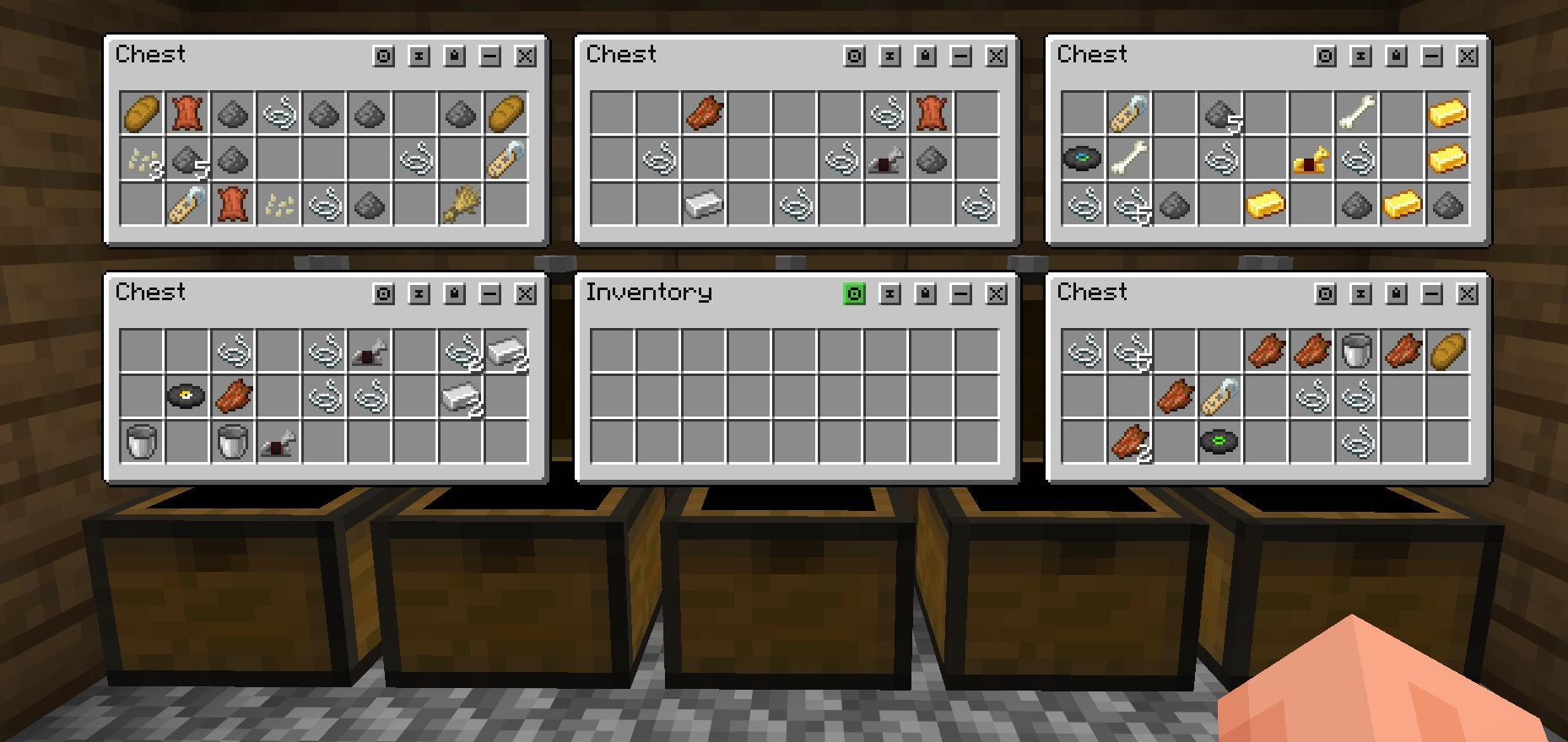 mutiple chests open at one time