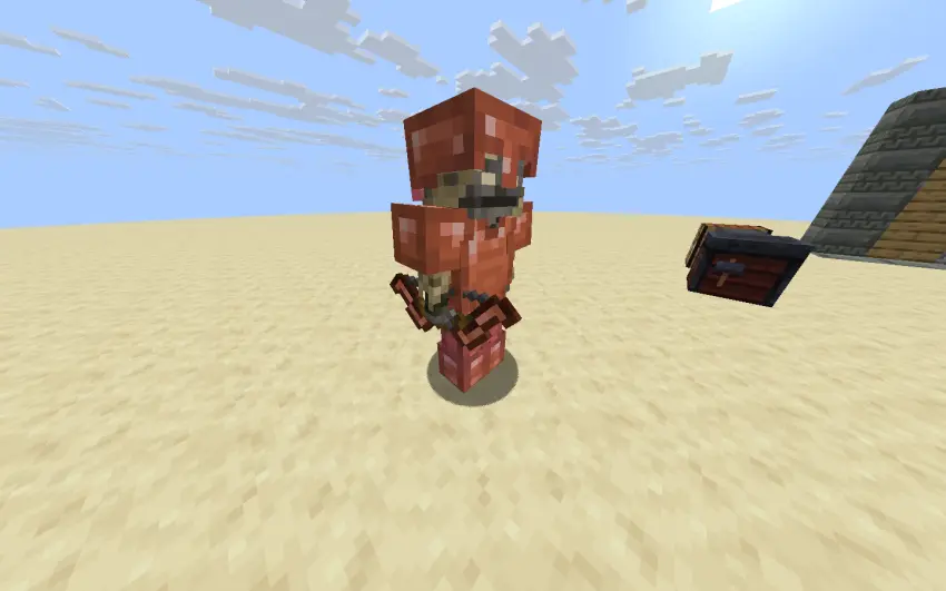 Parched with a copper bow