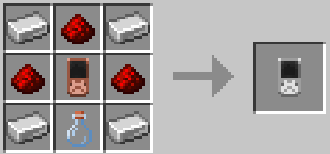 Crafting Recipe for Iron Tablet