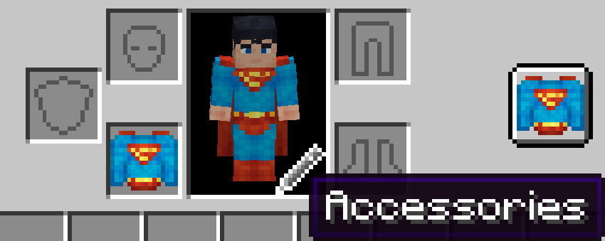 Accessories button in inventory
