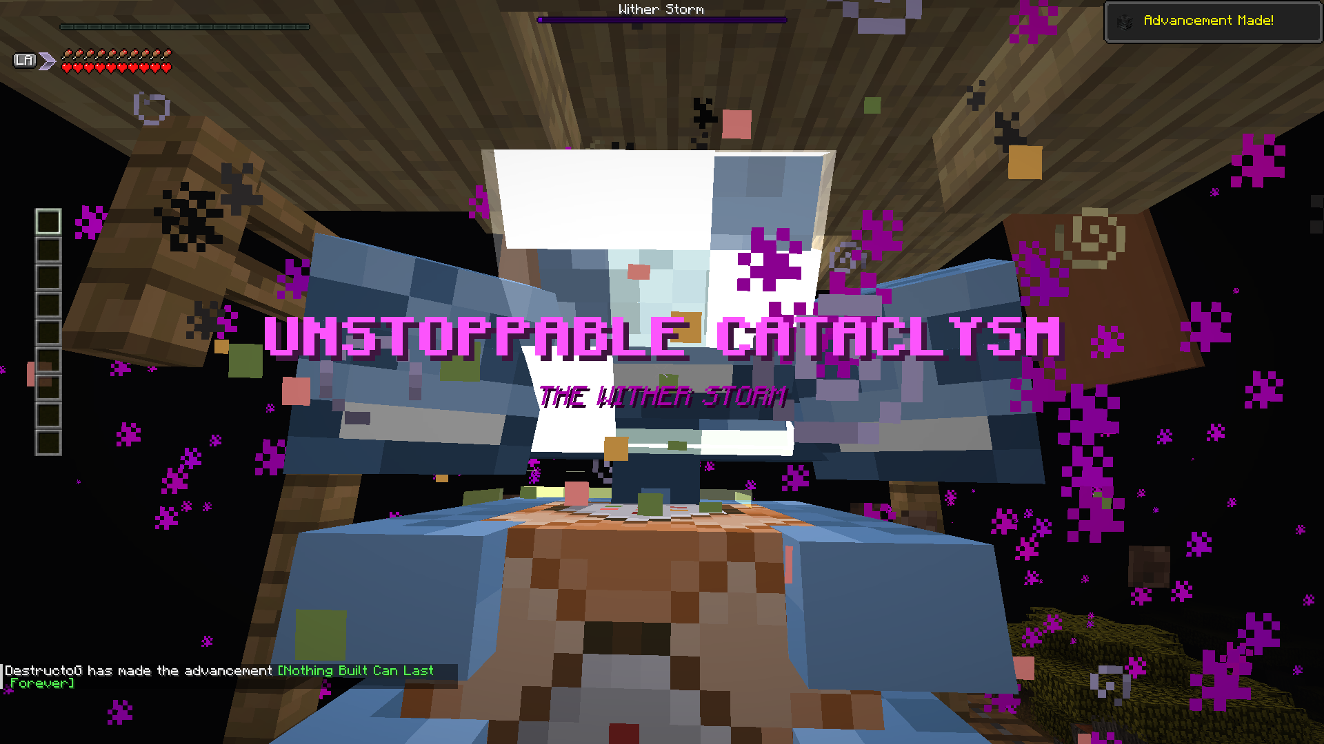 Wither Storm with a cool custom lil' spawn animation