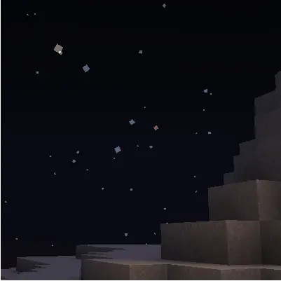 The Crux and two bright stars