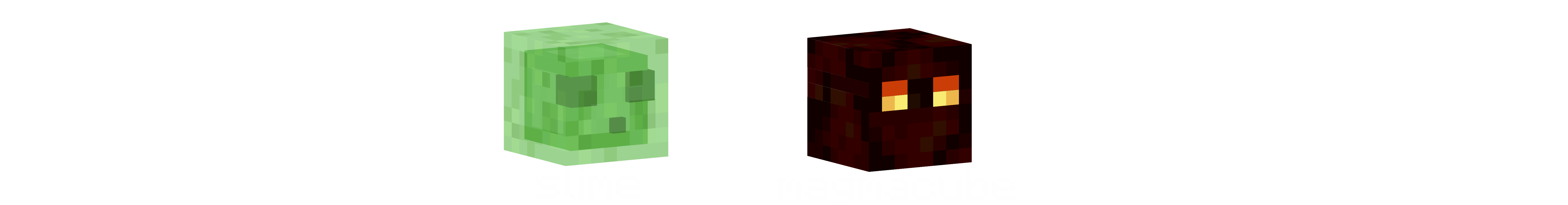 slime and magmacube