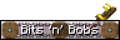 Banner/button that says Bits 'n' Bobs