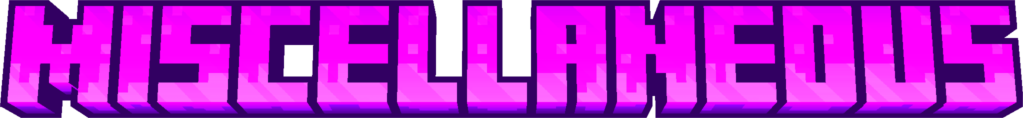 Miscellaneous