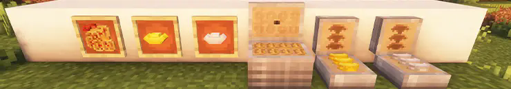 Copper Coins, Silver Ingots, and Gold Ingots. Try minting your own coins using casting molds!