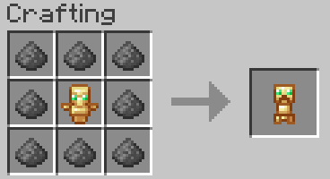 Explosive totem of undying crafting recipe, 8 gunpowder around a totem
