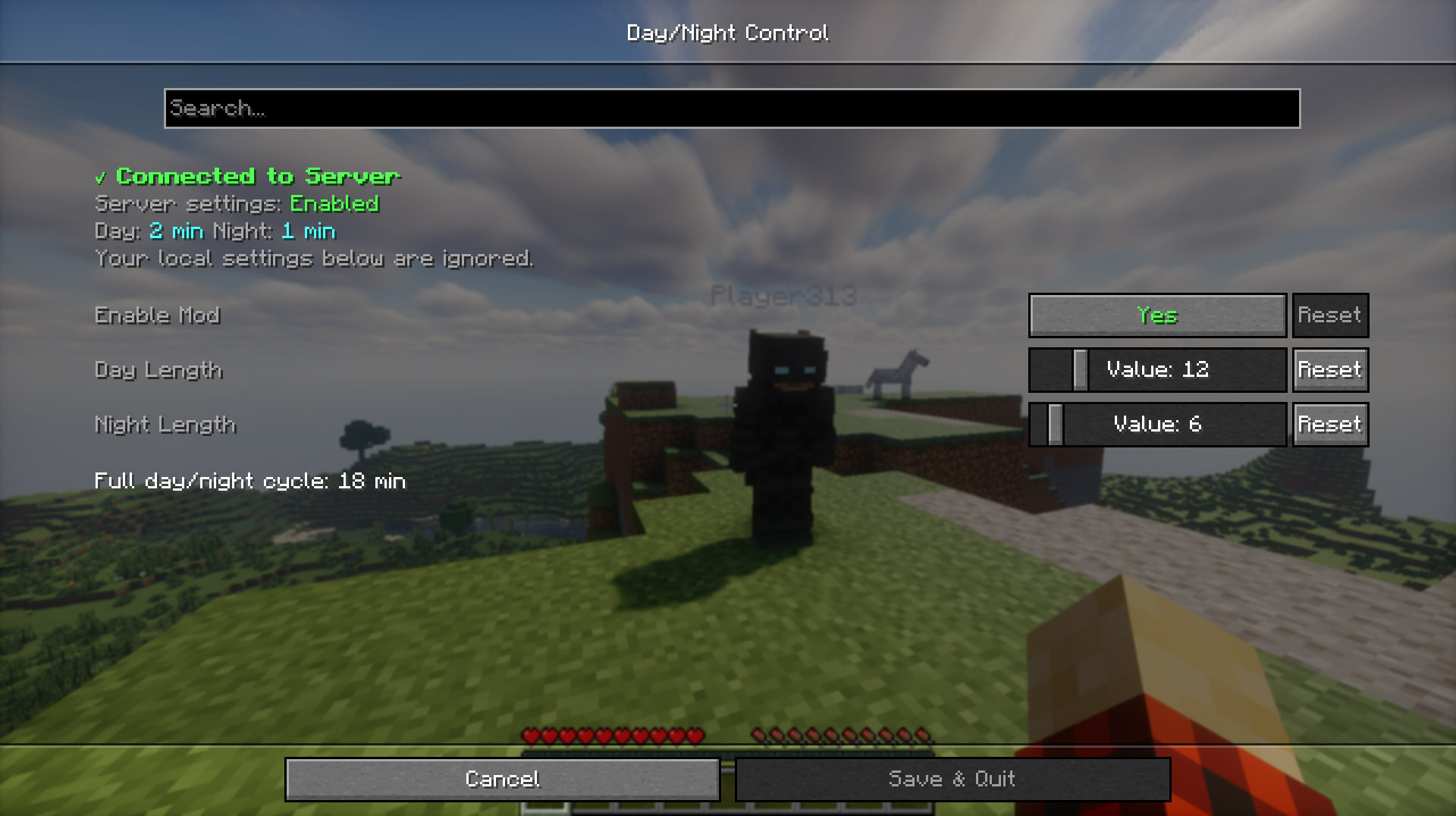 Connected to Server