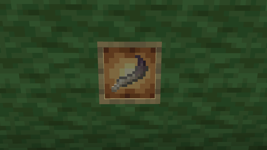 A poisoned sickle like sword