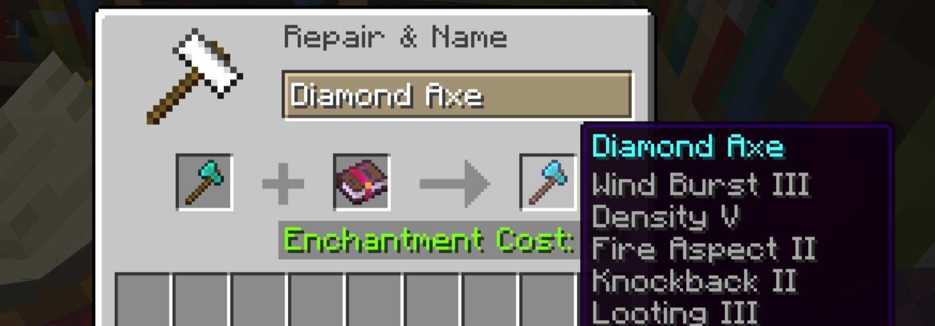 Expanded Axe Enchantings