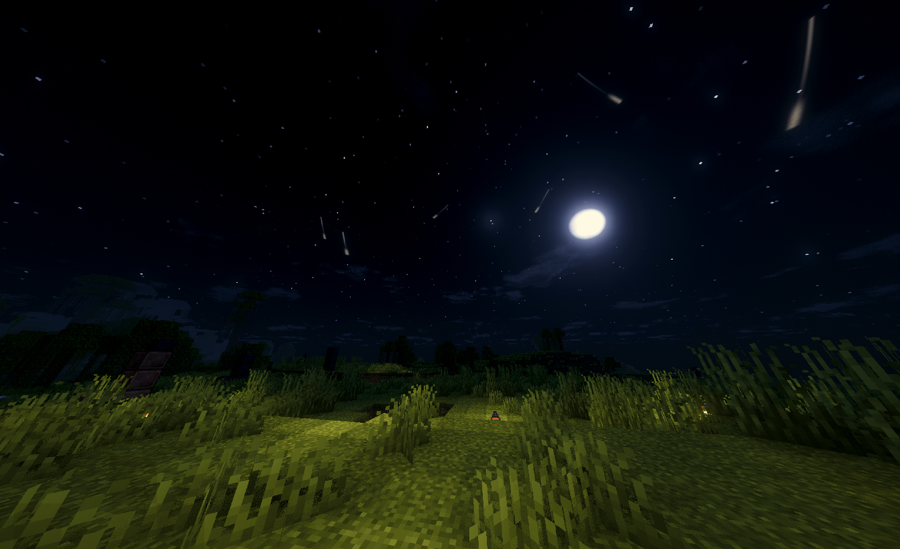 Meteor Showers at Night