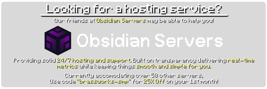Obsidian Servers Partnership
