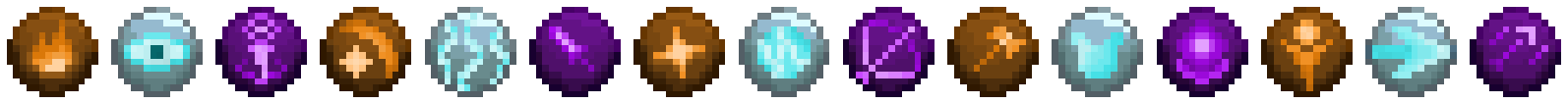Each aspect used in Sunbreaking, cycling between Solar, Arc, and Void