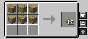 Edited recipe for trapdoors