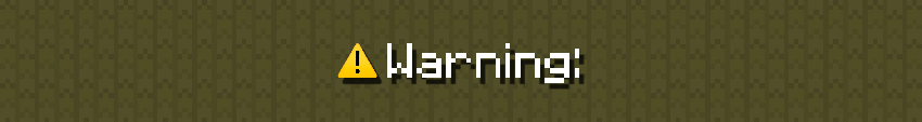 <SEPARATOR -> WARNING>