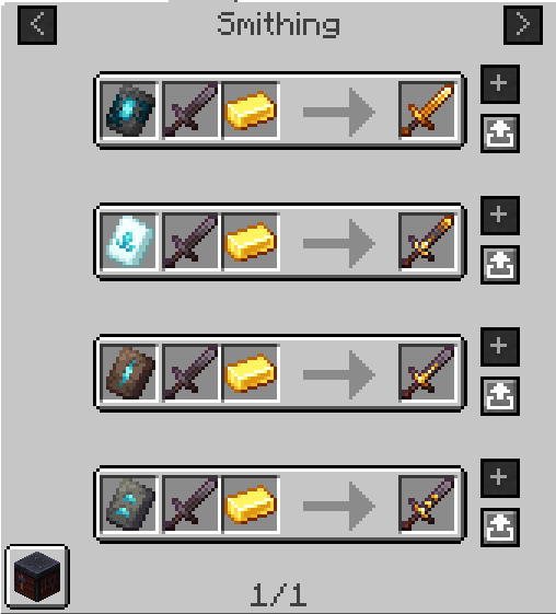 Trim recipes in recipe viewer