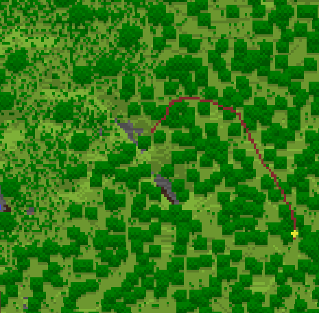 Looks on vanilla maps: