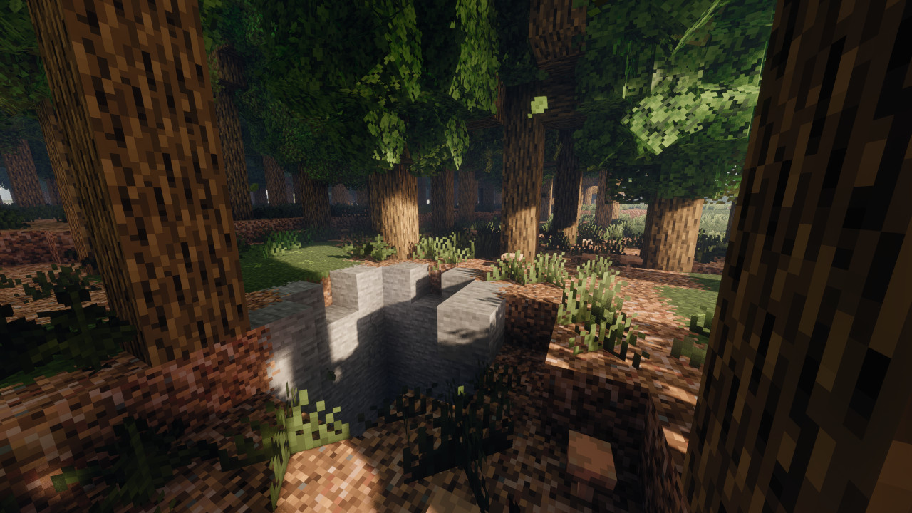 Occluded areas appear darker. Just like in real life!