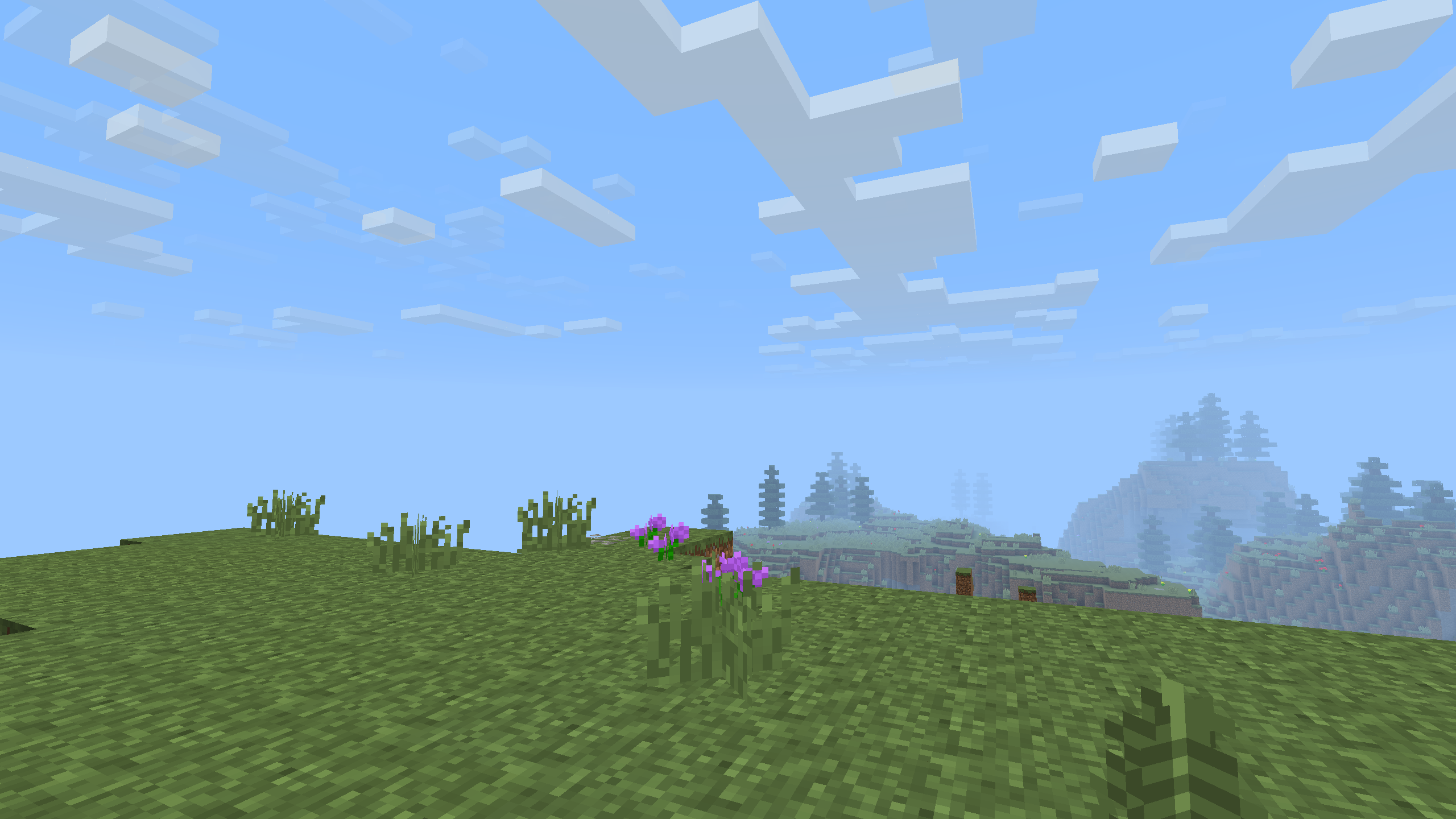 An image showcasing how the clouds look with the mod's default settings.