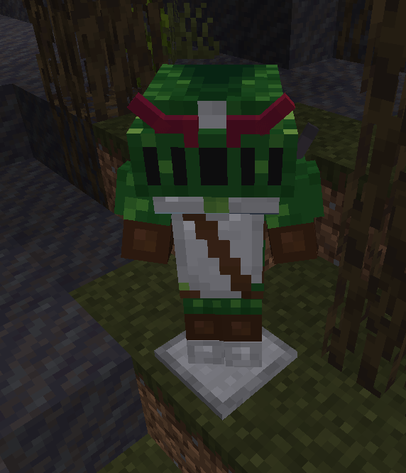 Wyvern Scale Armor on an armor stand