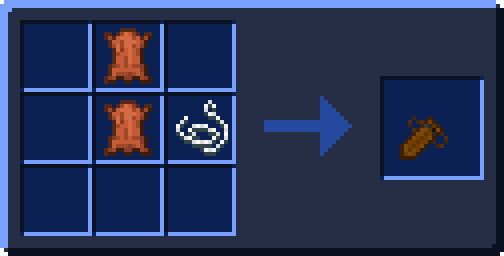 Hip scabbard crafting recipe