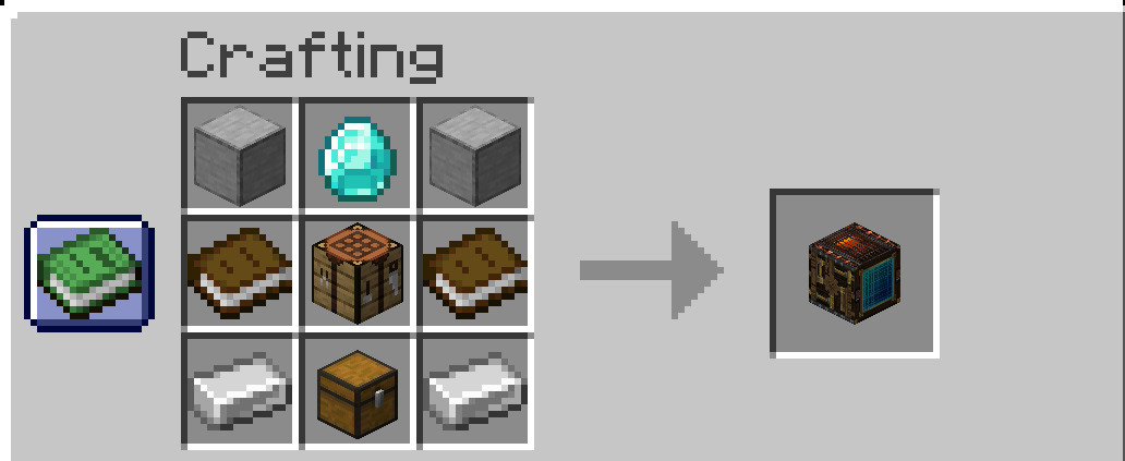 Crafting recipe