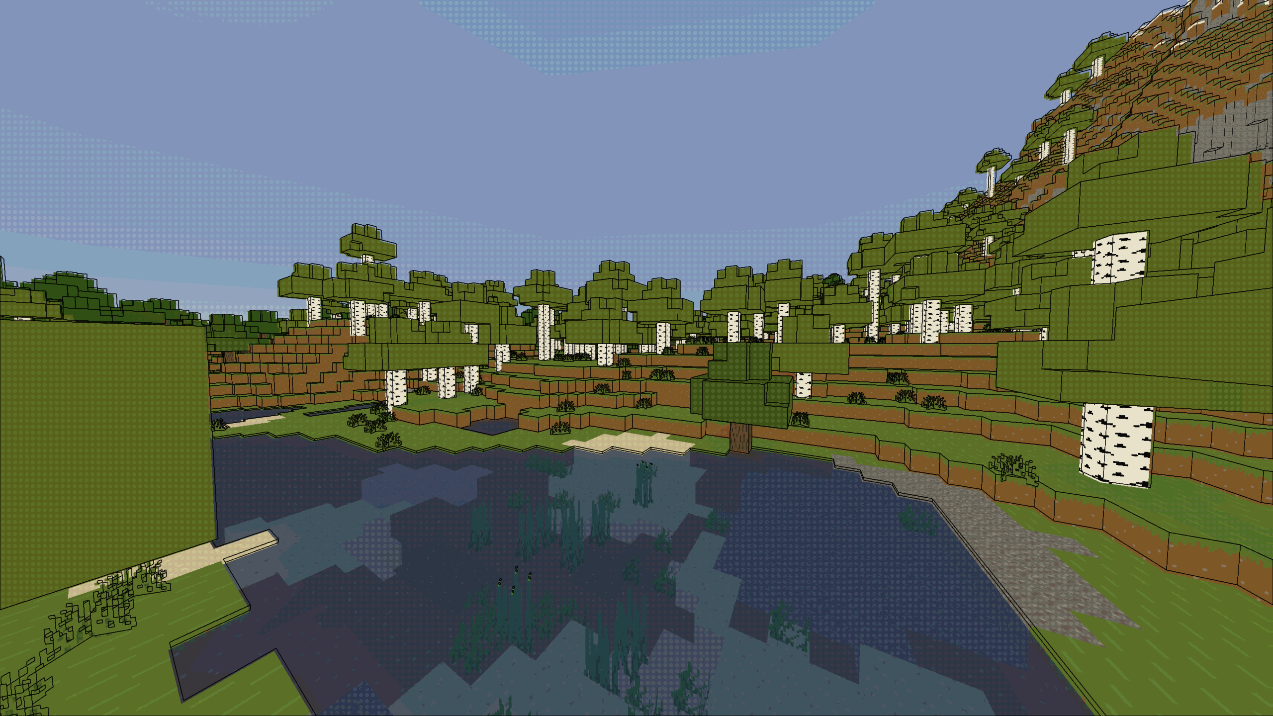 Birch forest