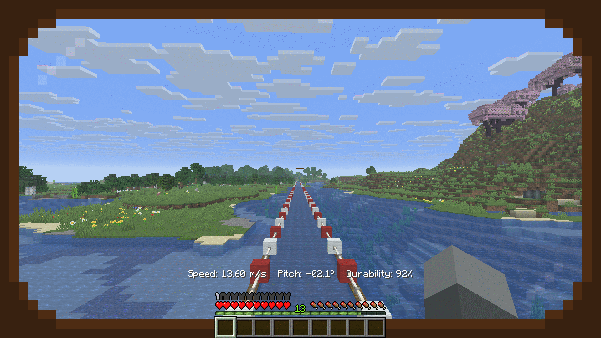Example of aviator HUD and