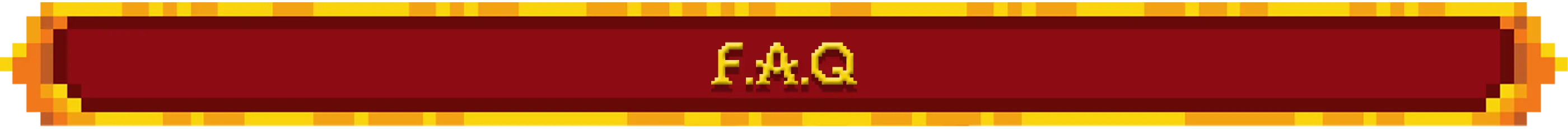 Decorative divider displaying 'F.A.Q'