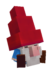 Gnome sitting.